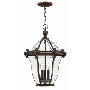 H2442CB San Clemente Hanging Hanging Lantern - Copper Bronze H2442CB San Clemente Hanging Hanging Lantern - Copper Bronze