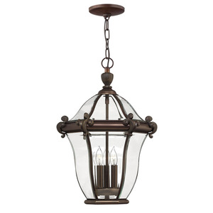 H2442CBESDS San Clemente Hanging Hanging Lantern - Copper Bronze H2442CBESDS San Clemente Hanging Hanging Lantern - Copper Bronze