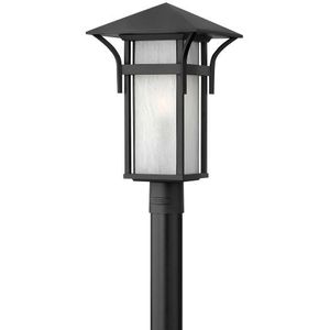 H2571SKLED Harbor Post Light Post Lights - Satin Black H2571SKLED Harbor Post Light Post Lights - Satin Black