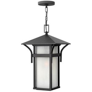H2572SKGU24 Harbor Hanging Hanging Lantern - Satin Black H2572SKGU24 Harbor Hanging Hanging Lantern - Satin Black