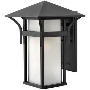 H2575SKGU24 Harbor Entrance Outdoor Wall Light - Satin Black H2575SKGU24 Harbor Entrance Outdoor Wall Light - Satin Black