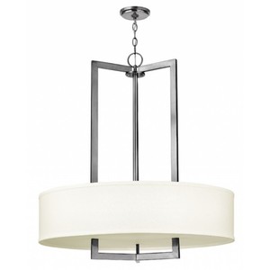 H3206AN Hampton Drum Pendant Pendant Light - Antique Nickel H3206AN Hampton Drum Pendant Pendant Light - Antique Nickel