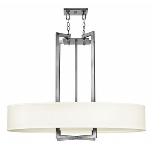 H3208AN Hampton Drum Pendant Pendant Light - Antique Nickel H3208AN Hampton Drum Pendant Pendant Light - Antique Nickel
