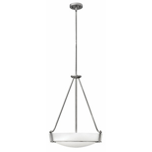 H3222ANLED Hathaway Up Light Pendant Light - Antique Nickel / White H3222ANLED Hathaway Up Light Pendant Light - Antique Nickel / White