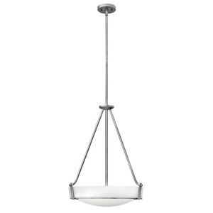 H3222AN Hathaway Up Light Pendant Light - Antique Nickel / White H3222AN Hathaway Up Light Pendant Light - Antique Nickel / White