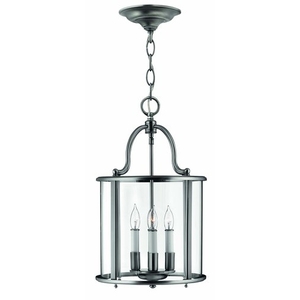 H3474PW Gentry Entrance / Foyer Pendant Light - Pewter H3474PW Gentry Entrance / Foyer Pendant Light - Pewter