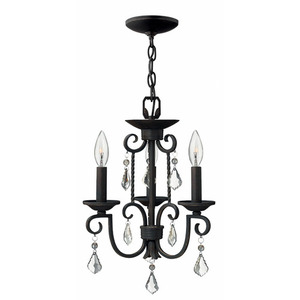 H3503OL Casa Mini Chandelier - Olde Black H3503OL Casa Mini Chandelier - Olde Black