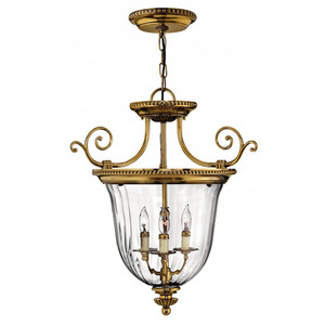 H3613BB Oxford Entrance / Foyer Pendant Light - Burnished Brass H3613BB Oxford Entrance / Foyer Pendant Light - Burnished Brass