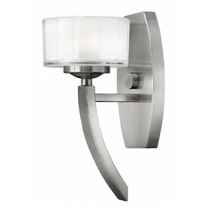 H3870BN Meridian 1 Bulb Wall Sconce - Brushed Nickel H3870BN Meridian 1 Bulb Wall Sconce - Brushed Nickel
