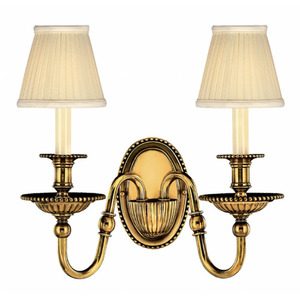 H4412BB Oxford Multi Bulb Wall Sconce - Burnished Brass H4412BB Oxford Multi Bulb Wall Sconce - Burnished Brass