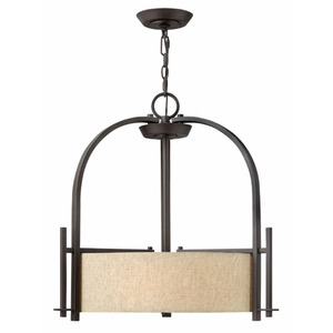 H4542RB Sloan Drum Pendant Pendant Light - Regency Bronze H4542RB Sloan Drum Pendant Pendant Light - Regency Bronze