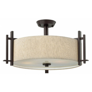 H4543RB Sloan Semi Flush Mount Ceiling Light - Regency Bronze H4543RB Sloan Semi Flush Mount Ceiling Light - Regency Bronze