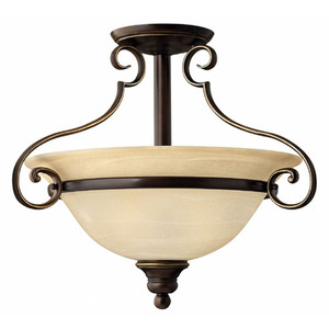 H4561AT Cello Semi Flush Mount Ceiling Light - Antique Bronze H4561AT Cello Semi Flush Mount Ceiling Light - Antique Bronze