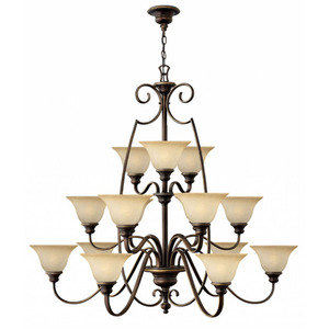 H4569AT Cello Large Foyer Chandelier Chandelier - Antique Bronze H4569AT Cello Large Foyer Chandelier Chandelier - Antique Bronze