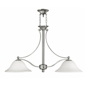 H4662BN Bolla Linear Pendant Pendant Light - Brushed Nickel / Opal H4662BN Bolla Linear Pendant Pendant Light - Brushed Nickel / Opal
