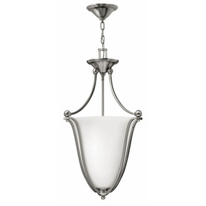H4663BN Bolla Up Light Pendant Light - Brushed Nickel / Opal H4663BN Bolla Up Light Pendant Light - Brushed Nickel / Opal