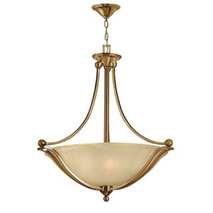H4664BRLED Bolla Up Light Pendant Light - Brushed Bronze / Amber Seedy H4664BRLED Bolla Up Light Pendant Light - Brushed Bronze / Amber Seedy