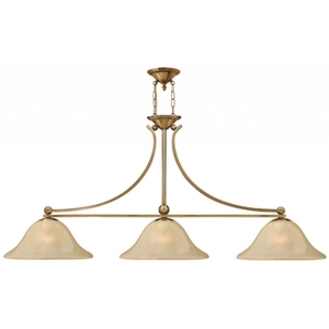 H4666BR Bolla Linear Pendant Pendant Light - Brushed Bronze / Amber Seedy H4666BR Bolla Linear Pendant Pendant Light - Brushed Bronze / Amber Seedy