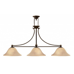 H4666OB Bolla Linear Pendant Pendant Light - Olde Bronze / Amber Seedy H4666OB Bolla Linear Pendant Pendant Light - Olde Bronze / Amber Seedy