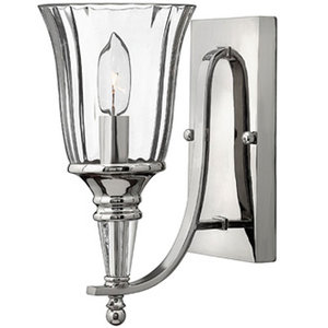H4690SR Chandon 1 Bulb Wall Sconce - Sterling H4690SR Chandon 1 Bulb Wall Sconce - Sterling