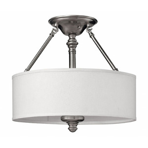 H4791BN Sussex Semi Flush Mount Ceiling Light - Brushed Nickel H4791BN Sussex Semi Flush Mount Ceiling Light - Brushed Nickel