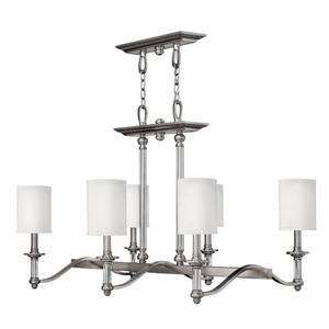H4796BN Sussex Linear Pendant Pendant Light - Brushed Nickel H4796BN Sussex Linear Pendant Pendant Light - Brushed Nickel