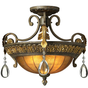 H4801SU Veranda Semi Flush Mount Ceiling Light - Summerstone H4801SU Veranda Semi Flush Mount Ceiling Light - Summerstone