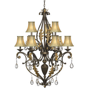 H4809SU Veranda Large Foyer Chandelier Chandelier - Summerstone H4809SU Veranda Large Foyer Chandelier Chandelier - Summerstone