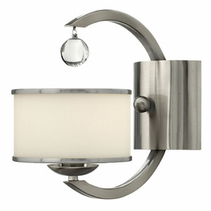H4850BN Monaco 1 Bulb Wall Sconce - Brushed Nickel H4850BN Monaco 1 Bulb Wall Sconce - Brushed Nickel