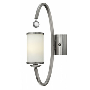 H4851BN Monaco 1 Bulb Wall Sconce - Brushed Nickel H4851BN Monaco 1 Bulb Wall Sconce - Brushed Nickel