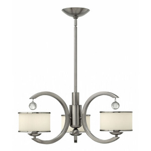 H4853BN Monaco Mid Sized Chandelier Chandelier - Brushed Nickel H4853BN Monaco Mid Sized Chandelier Chandelier - Brushed Nickel
