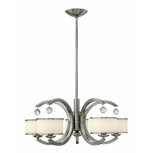 H4855BN Monaco Mid Sized Chandelier Chandelier - Brushed Nickel H4855BN Monaco Mid Sized Chandelier Chandelier - Brushed Nickel