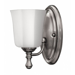 H5010BN Shelly 1 Bulb Wall Sconce - Brushed Nickel H5010BN Shelly 1 Bulb Wall Sconce - Brushed Nickel