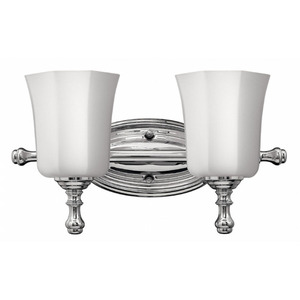 H5012CM Shelly 2 Bulb Bathroom Lighting - Chrome H5012CM Shelly 2 Bulb Bathroom Lighting - Chrome