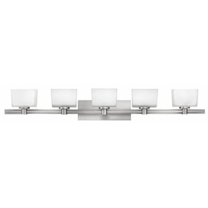 H5025BN Taylor 4 or More Bulb Bathroom Lighting - Brushed Nickel H5025BN Taylor 4 or More Bulb Bathroom Lighting - Brushed Nickel