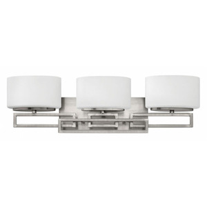 H5103AN Lanza 3 Bulb Bathroom Lighting - Antique Nickel H5103AN Lanza 3 Bulb Bathroom Lighting - Antique Nickel