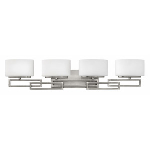 H5104AN Lanza 4 or More Bulb Bathroom Lighting - Antique Nickel H5104AN Lanza 4 or More Bulb Bathroom Lighting - Antique Nickel