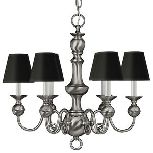 H5126PW Virginian Mini Chandelier - Pewter H5126PW Virginian Mini Chandelier - Pewter