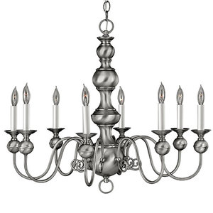 H5128PW Virginian Mid Sized Chandelier Chandelier - Pewter H5128PW Virginian Mid Sized Chandelier Chandelier - Pewter