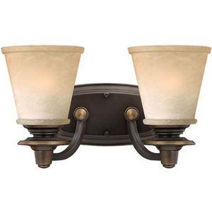 H5472OB Plymouth 2 Bulb Bathroom Lighting - Olde Bronze H5472OB Plymouth 2 Bulb Bathroom Lighting - Olde Bronze