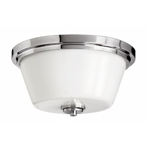 H5551CM Avon Flush Mount Ceiling Light - Chrome H5551CM Avon Flush Mount Ceiling Light - Chrome