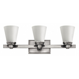 H5553BN Avon 3 Bulb Bathroom Lighting - Brushed Nickel H5553BN Avon 3 Bulb Bathroom Lighting - Brushed Nickel