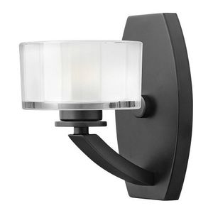 H5590SK Meridian 1 Bulb Wall Sconce - Satin Black H5590SK Meridian 1 Bulb Wall Sconce - Satin Black