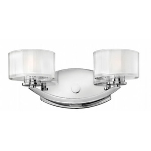 H5592CM Meridian 2 Bulb Bathroom Lighting - Chrome H5592CM Meridian 2 Bulb Bathroom Lighting - Chrome
