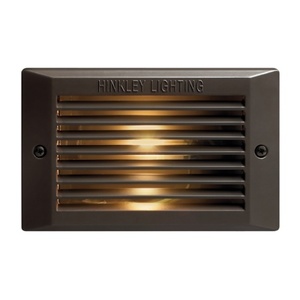 H58015BZLED Louvered Hallway Step Light - Bronze H58015BZLED Louvered Hallway Step Light - Bronze