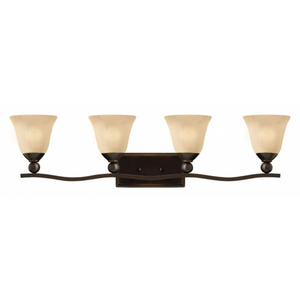 H5894OB Bolla 4 or More Bulb Bathroom Lighting - Olde Bronze / Amber Seedy H5894OB Bolla 4 or More Bulb Bathroom Lighting - Olde Bronze / Amber Seedy