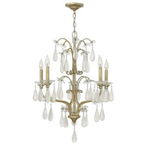 FFR40315SLF Francesca Mid Sized Chandelier Chandelier - Silver Leaf FFR40315SLF Francesca Mid Sized Chandelier Chandelier - Silver Leaf