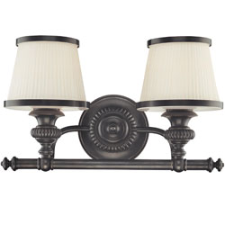 Bathroom Lighting (2 Bulbs) 15-1/2" Width Bathroom Lighting (2 Bulbs) 15-1/2" Width