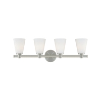 Bathroom Lighting (4 or more bulbs) 28" Width Bathroom Lighting (4 or more bulbs) 28" Width