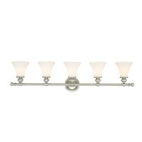 Bathroom Lighting (4 or more bulbs) 42-3/4" Width Bathroom Lighting (4 or more bulbs) 42-3/4" Width